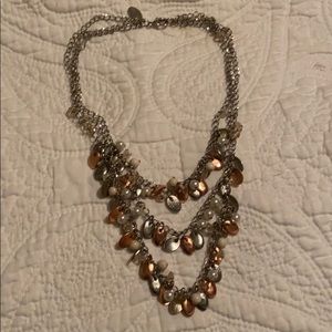Mixed metal & bead necklace